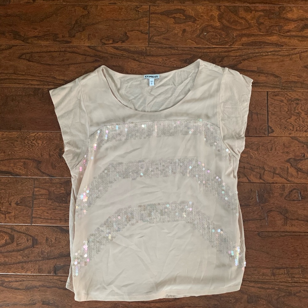 Express blouse with sequin detail